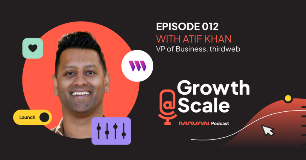 Growth@Scale Podcast Episode 012 with Atif Khan graphic